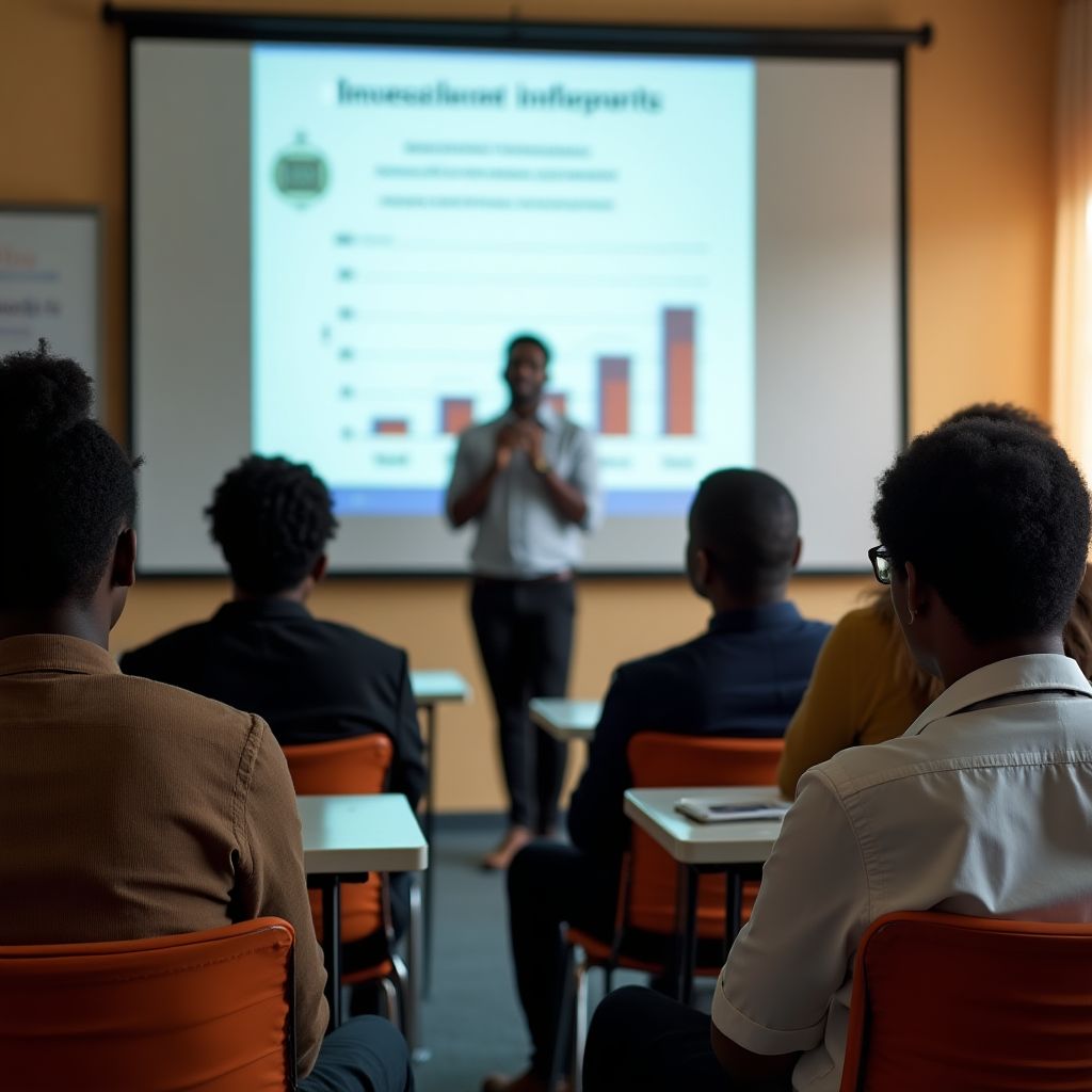Investment workshop in progress